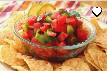 Watermelon Fire and Ice Salsa